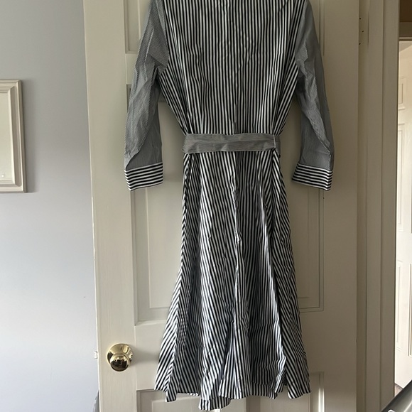 Talbots striped shirt dress NWT Size 12. - Picture 7 of 8